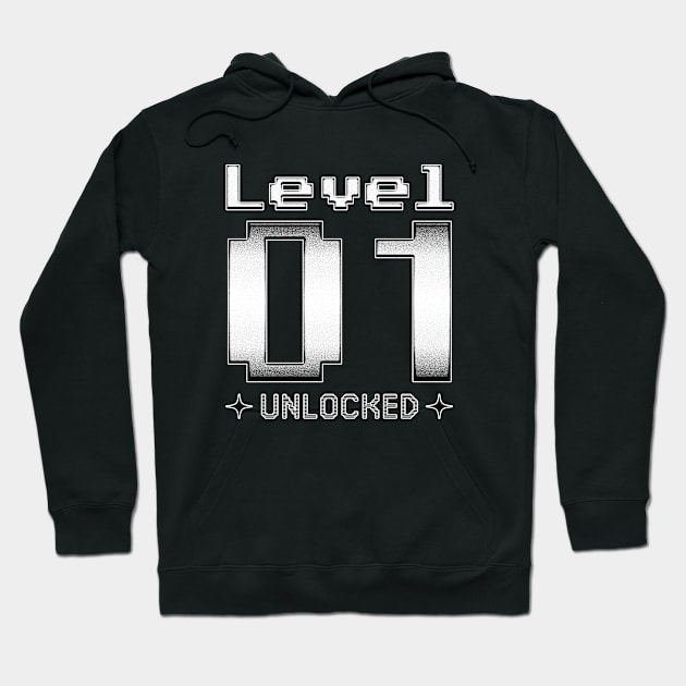 Level 1 Unlocked Hoodie by  magiccatto